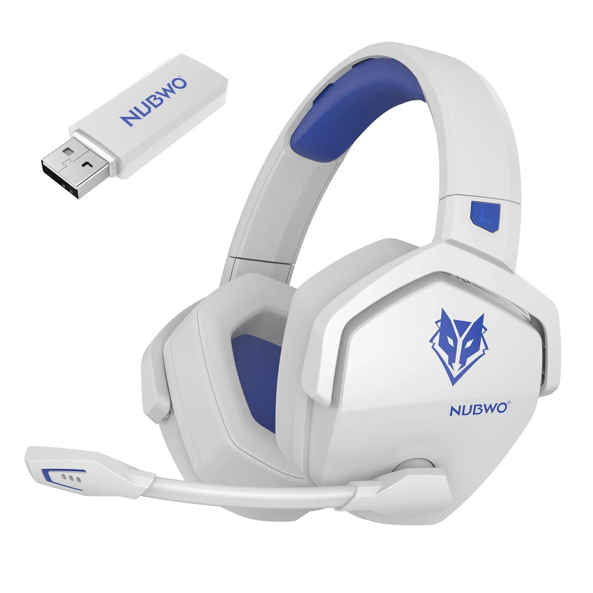 Draadloze Gaming Headset met Actieve Ruisonderdrukking 100 Uur Speeltijd voor PC PlayStation 5 en Switch | Sulvida