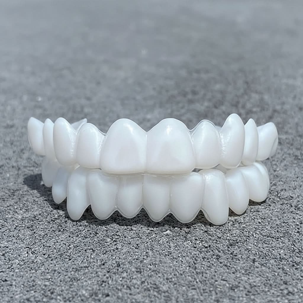 Facettes dentaires réutilisables pour les dents du haut et du bas, blanchisseur de sourire cosmétique, dents naturellement blanches | Sulvida