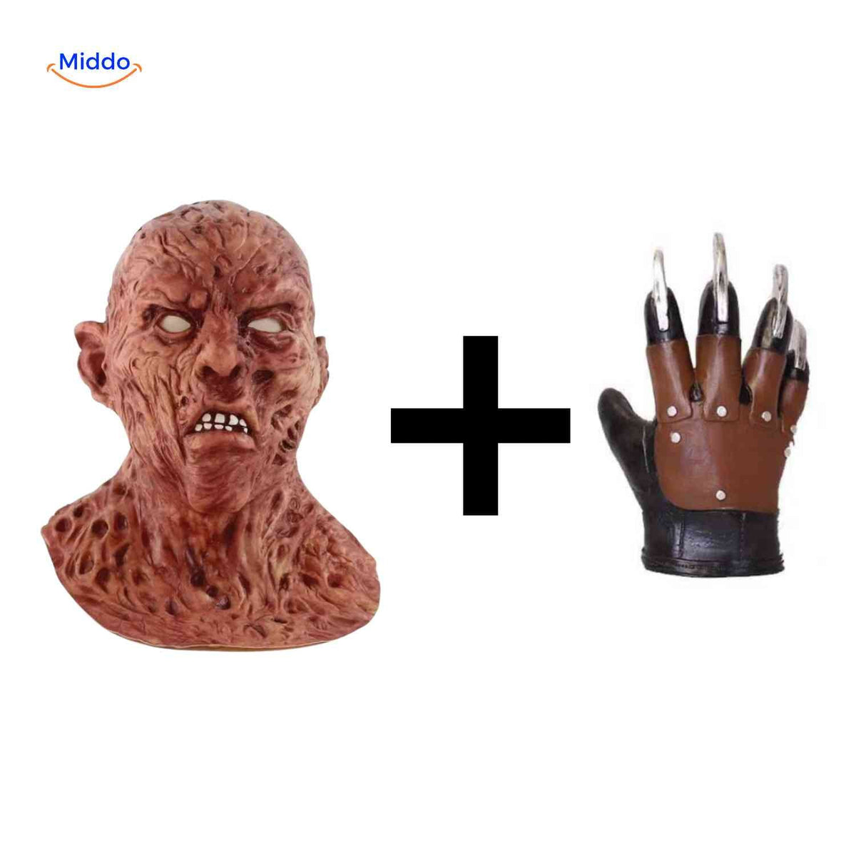 Griezelmasker Halloween Horror Zombiemasker met Realistische Details Verbrande Zombie Eng Griezelig Kostuum | Sulvida
