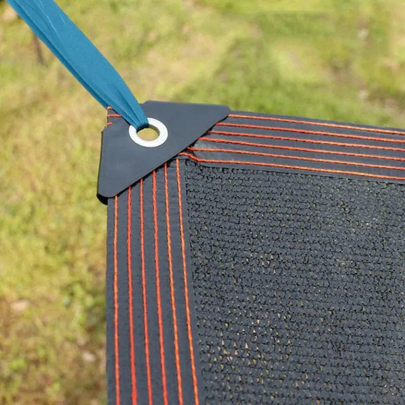 Voile d’ombrage carré 2x2m 3x3m 5x5m noir perméable à l’eau, protection solaire et UV pour jardin, terrasse et balcon | Sulvida