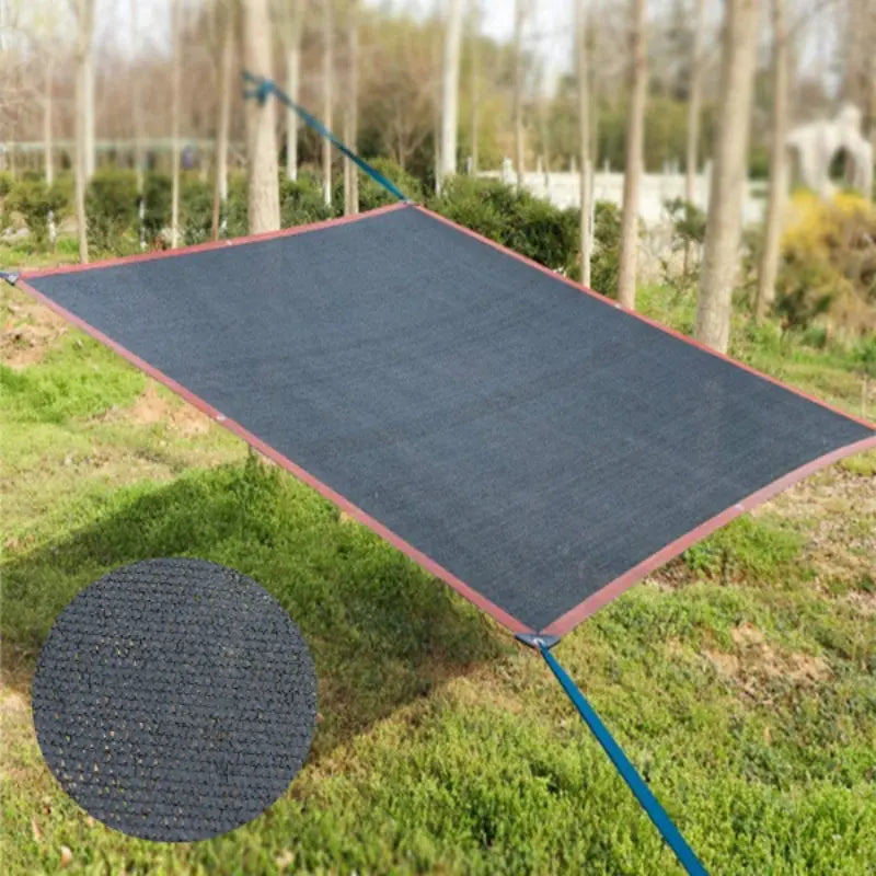 Voile d’ombrage carré 2x2m 3x3m 5x5m noir perméable à l’eau, protection solaire et UV pour jardin, terrasse et balcon | Sulvida