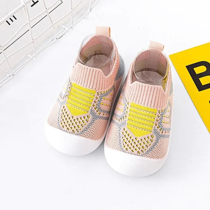 Antislip babyslofjes met zachte zool babyschoentjes sokjes loopsteun grip voor baby's peuters 6-36 maanden | Sulvida