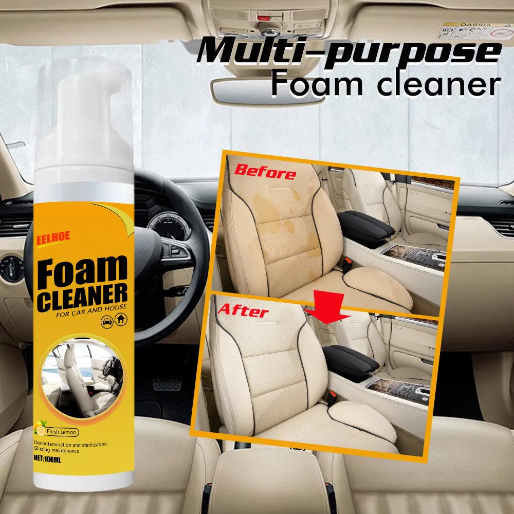 Multifunctionele Schuimreiniger Spray 250ml Universeel Reinigingsmiddel Meubels Keuken Auto Interieur | Sulvida