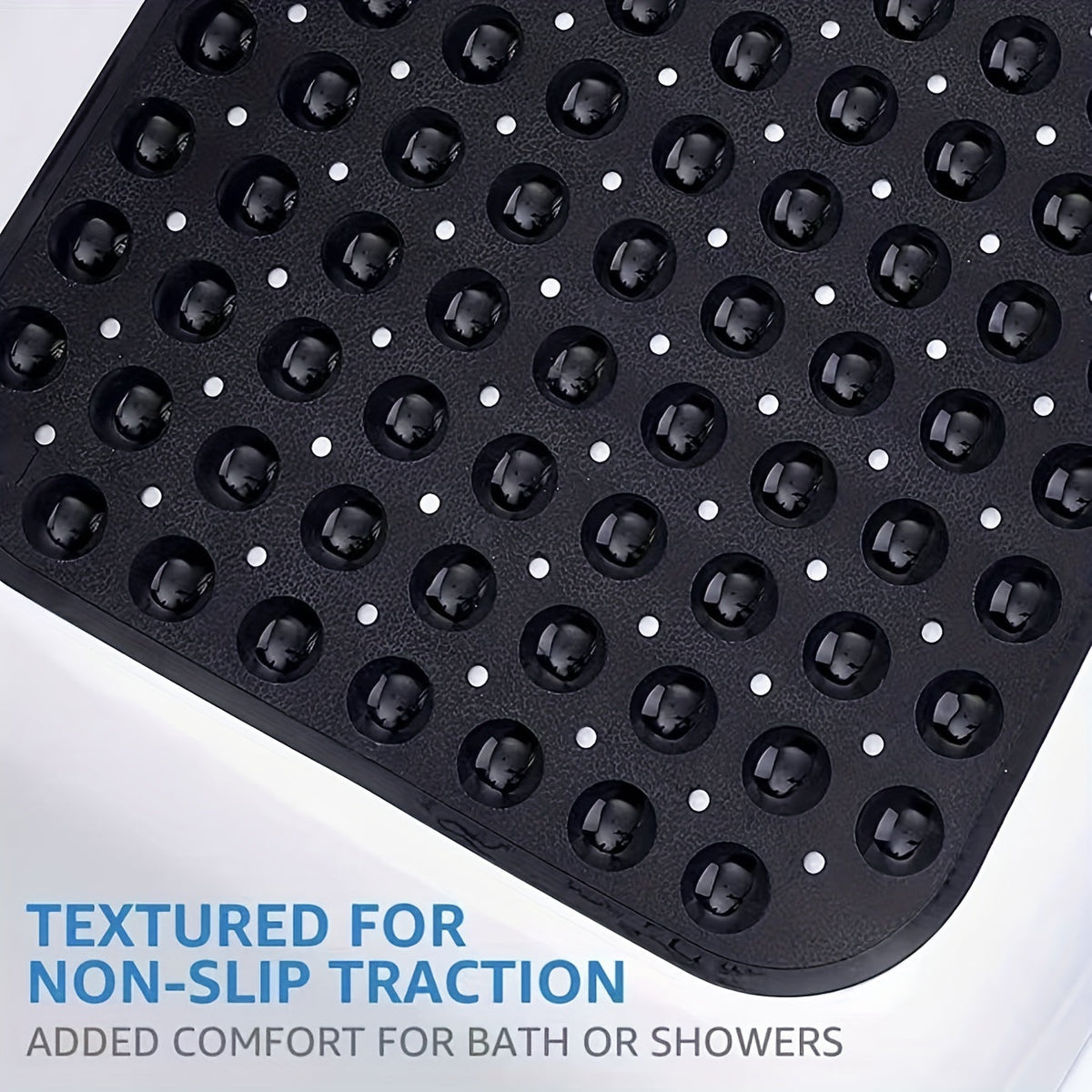 Badmat Antislip Extra Lang 101×40 cm met Zuignappen voor Bad en Douche Veilig Hygiënisch Badkameraccessoire | Sulvida