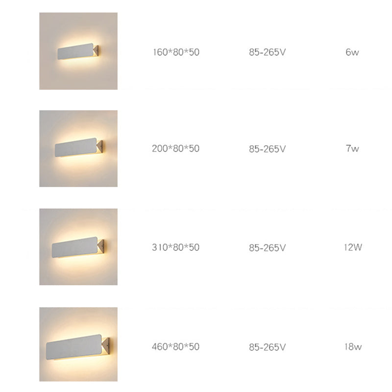 Draaibare Wandlamp LED Metaal Wit Modern Design Dimbaar voor Binnen Woonkamer Gang Slaapkamer Verlichting | Sulvida