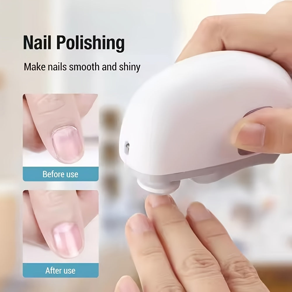 Elektrische Nagelknipper Trimmer Veilig Schijfvorm Slijpen Polijsten Kinderen Volwassenen LED-licht Manicure | Sulvida