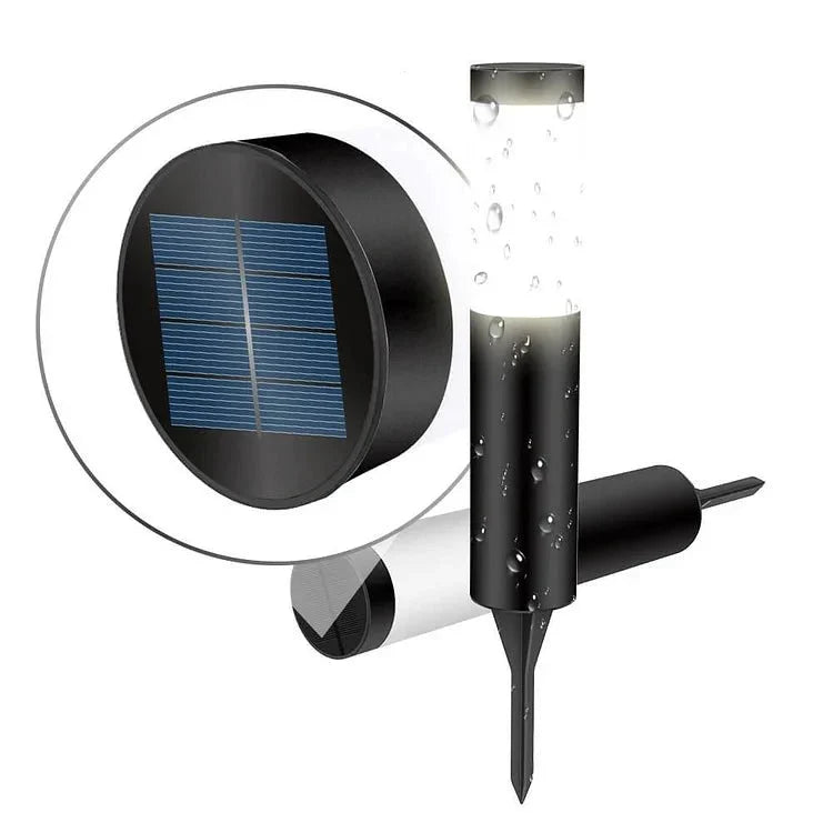 Zonne-energie Tuinlamp RVS Warm & Koel Licht Waterdicht Padverlichting Outdoor Decoratief LED Sfeerverlichting | Sulvida