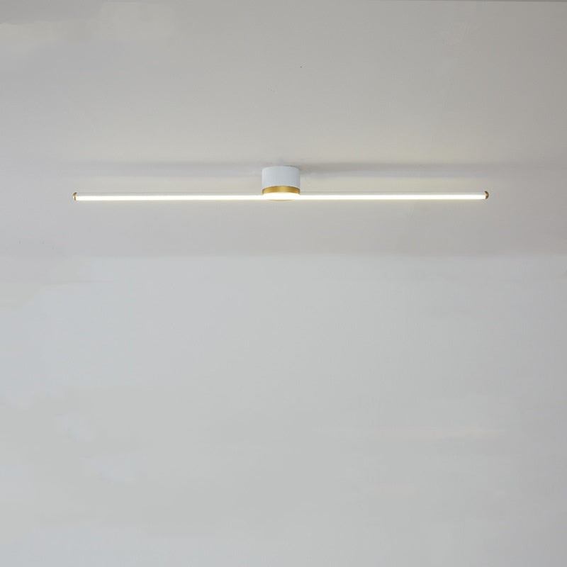Plafondlamp Linear Design Zwart Wit Goud Dimbaar LED 40-121cm Modern Sfeervol Minimalistisch Woonkamer | Sulvida