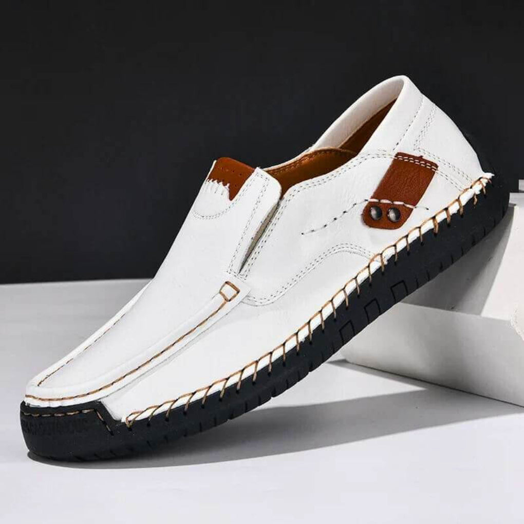 Orthopedische Instapschoenen Heren met Boogsteun Antislip Ademend Canvas Loafers voor Dagelijks Gebruik | Sulvida
