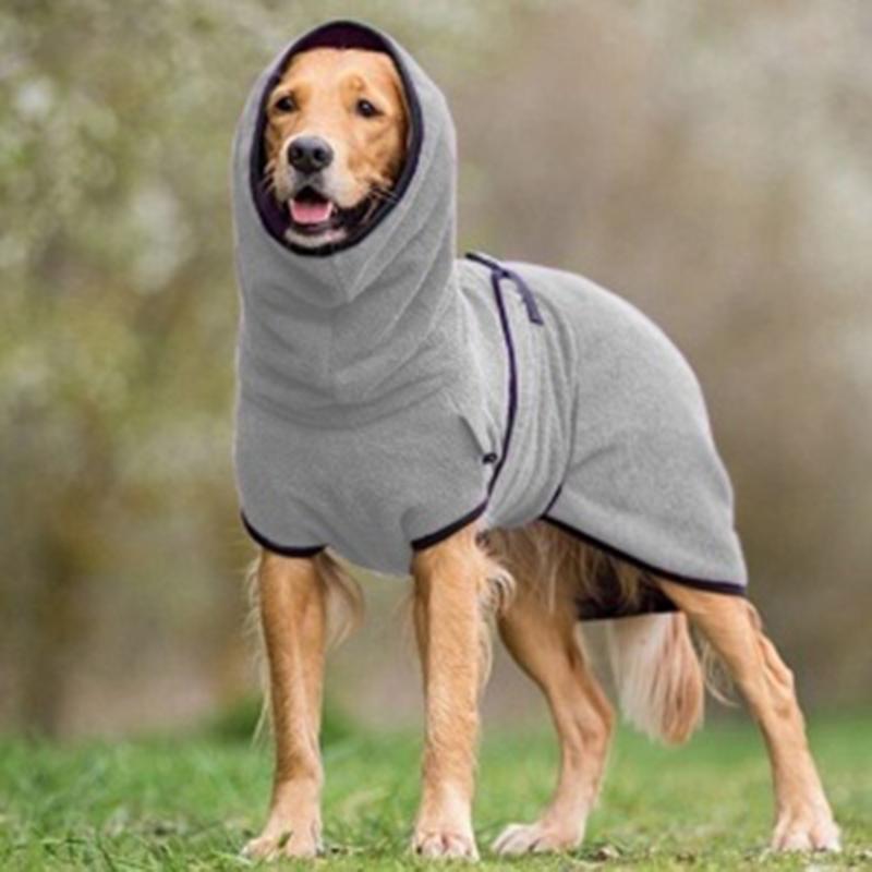 Verstelbare Badjas voor Huisdieren Microvezel Absorberend Hond Kat Droger Badjasje Comfortabel Zachte Handdoek | Sulvida