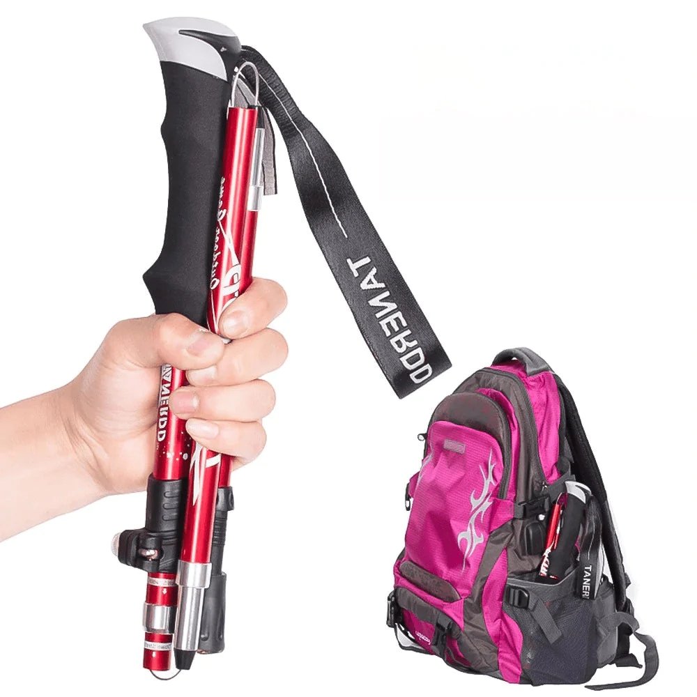 Verstelbare Trekkingstokken – Opvouwbaar, Lichtgewicht en Telescopisch voor Wandelen en Trekking | Sulvida