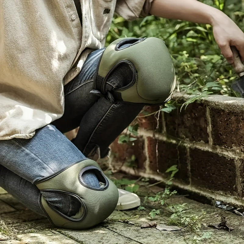 Lot de 2 genouillères ergonomiques et confortables pour le jardinage, le ménage, le nettoyage des sols et les travaux | Sulvida