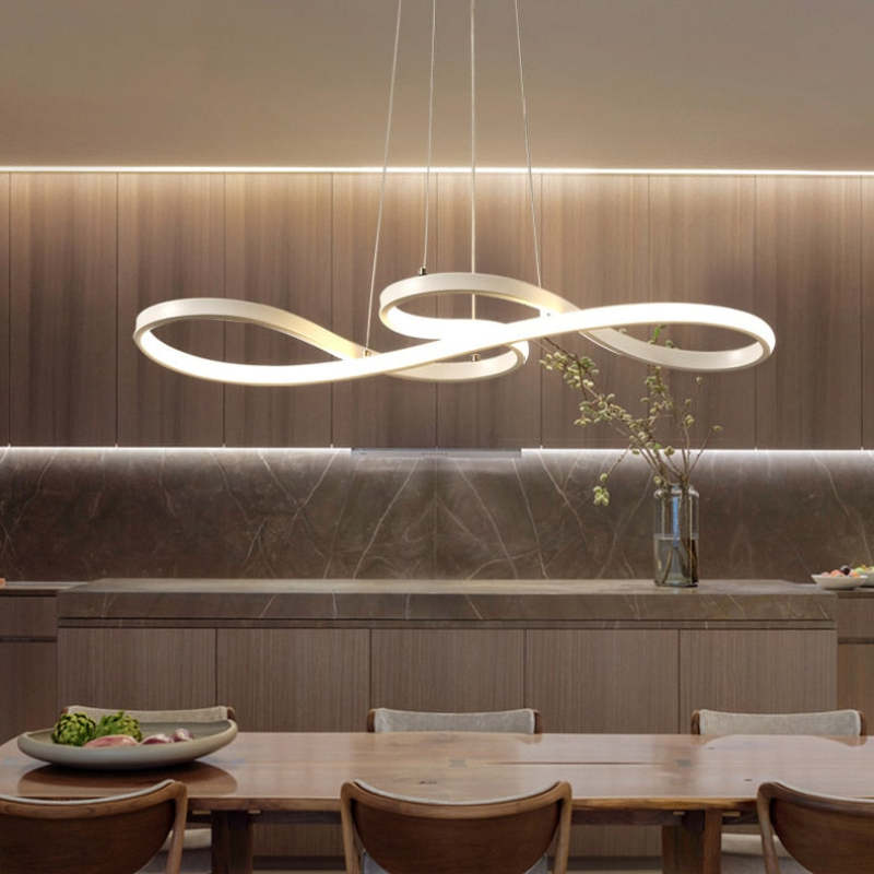 Hanglamp Muzieknoot Zwart Goud LED Dimbaar Eetkamer Woonkamer Verstelbaar Metaal Design Modern Interieur | Sulvida