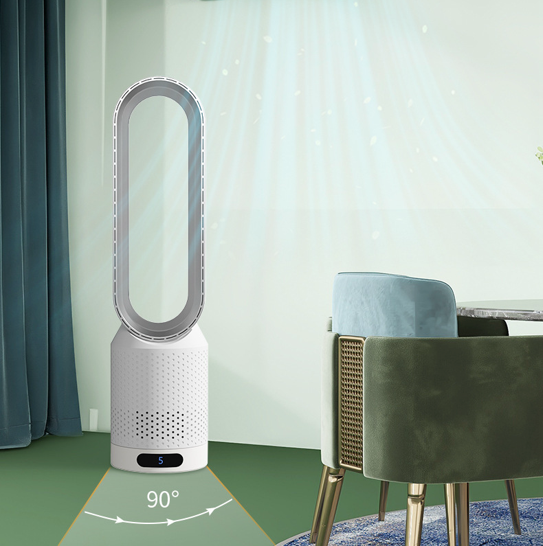 Torenventilator met Verwarming en UV-Luchtzuivering Ionisator 3-in-1 Klimaatbeheersing Bladloos Jaar | Sulvida
