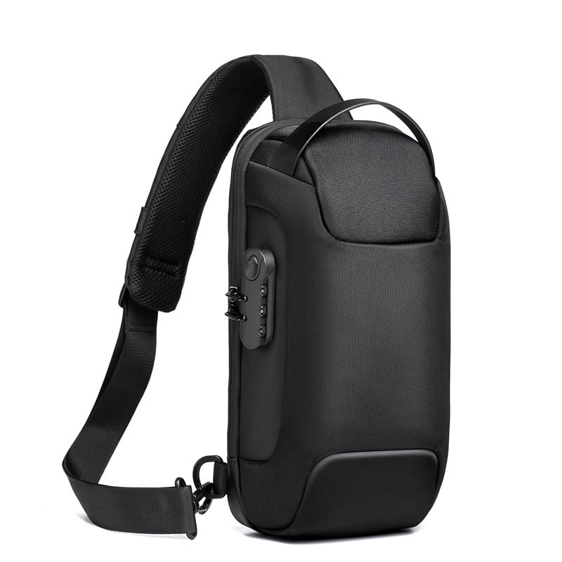 Sac bandoulière antivol avec fermetures éclair dissimulées, cadenas à combinaison et bandoulière réglable pour un usage quotidien et les voyages | Sulvida