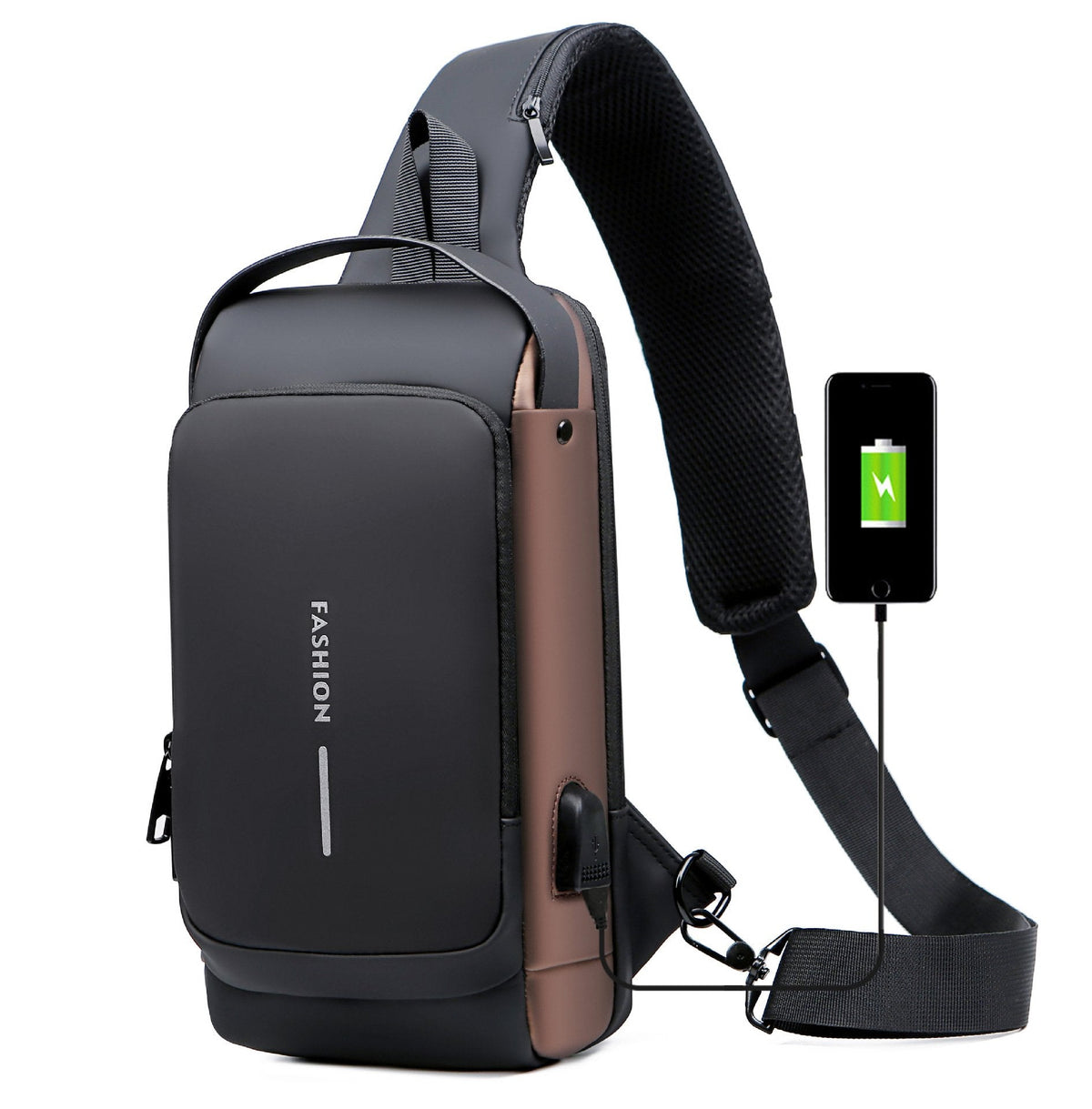 Sac bandoulière antivol avec fermetures éclair dissimulées, cadenas à combinaison et bandoulière réglable pour un usage quotidien et les voyages | Sulvida
