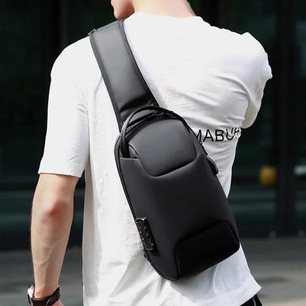 Sac bandoulière antivol avec fermetures éclair dissimulées, cadenas à combinaison et bandoulière réglable pour un usage quotidien et les voyages | Sulvida