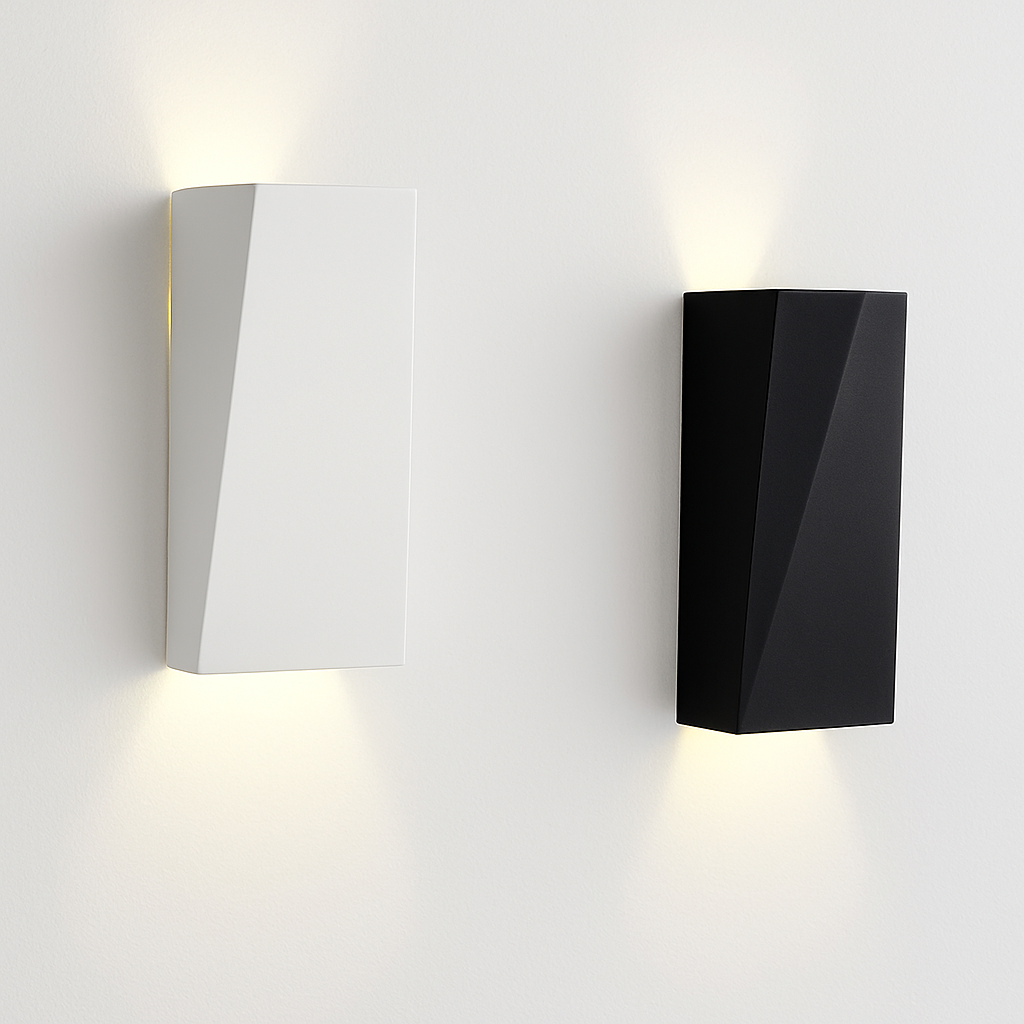 Kubusspot Zwart of Wit LED 10W Wandverlichting Modern Dimbaar Railspot Cube Design Interieur Strak Sfeervol | Sulvida