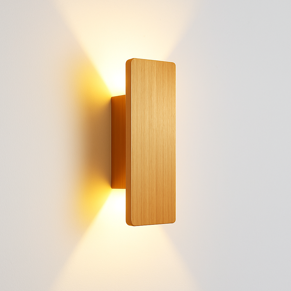 Design wandlamp aluminium dubbel lichteffect woonkamer hal gang slaapkamer 6W 18W LED verlichting modern | Sulvida