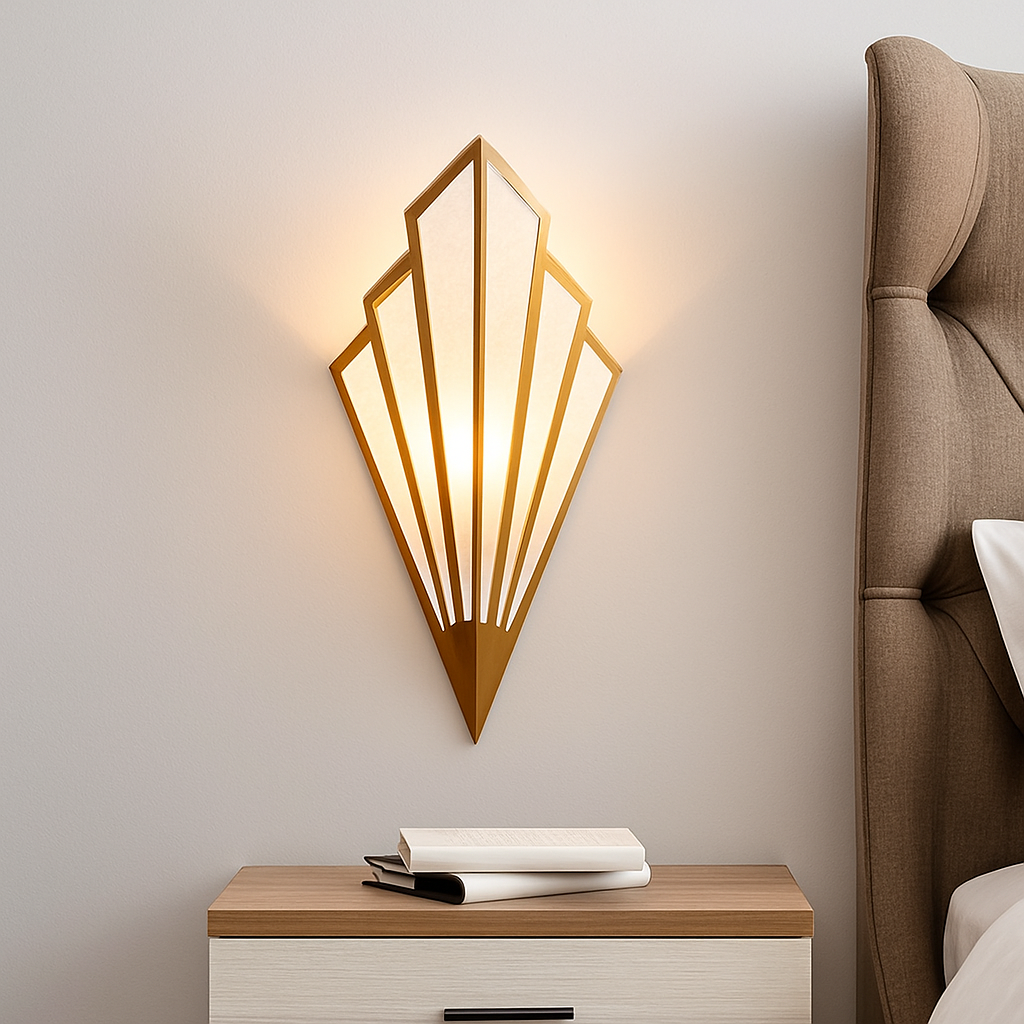 Driehoekige Wandlamp LED Metaal Modern Design Woonkamer Slaapkamer Gang Hal Stijlvol Interieur Verlichting | Sulvida