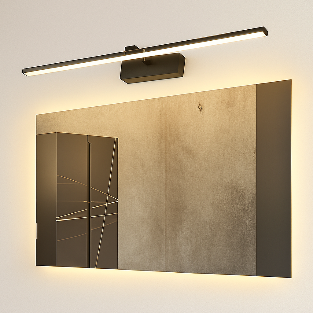 LED Spiegellamp Aluminium Badkamer Spiegel Wandlamp Modern Drie Lichttemperaturen Make-up Verlichting | Sulvida