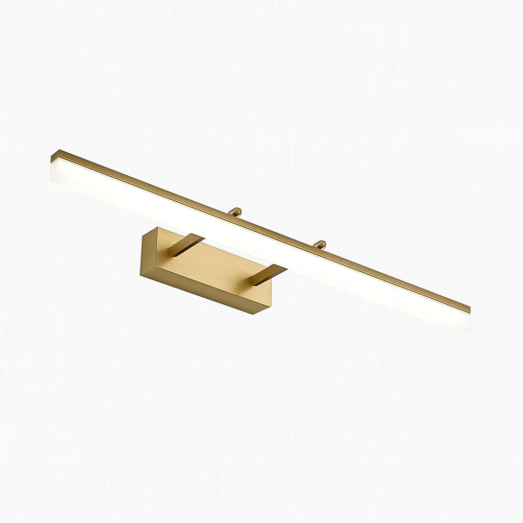 LED Wandlamp Schilderij Verlichting Zwart Chroom Goud 40cm 50cm Spiegelverlichting Museum Kunst Galerij | Sulvida