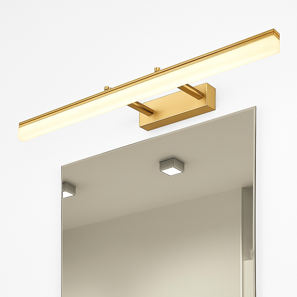 LED Wandlamp Schilderij Verlichting Zwart Chroom Goud 40cm 50cm Spiegelverlichting Museum Kunst Galerij | Sulvida