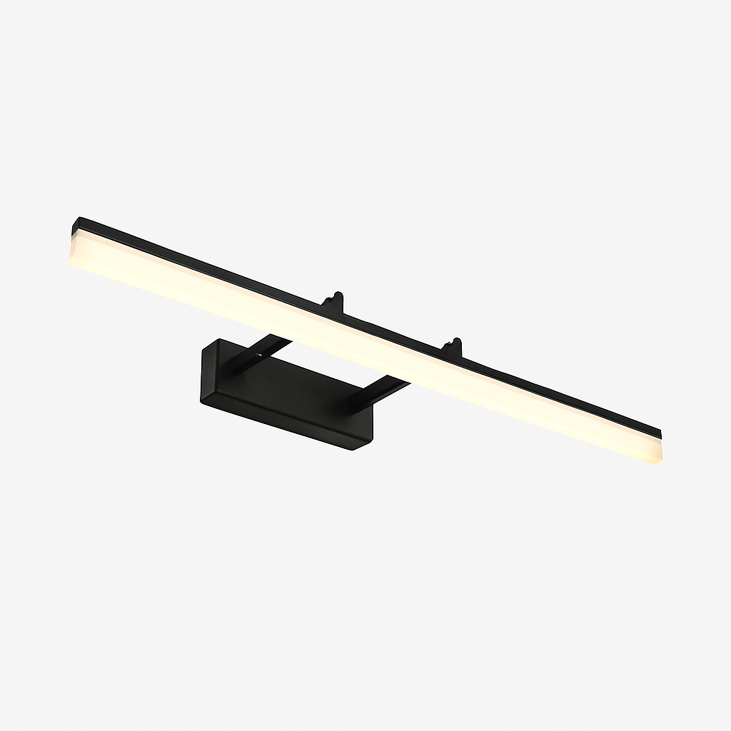 LED Wandlamp Schilderij Verlichting Zwart Chroom Goud 40cm 50cm Spiegelverlichting Museum Kunst Galerij | Sulvida
