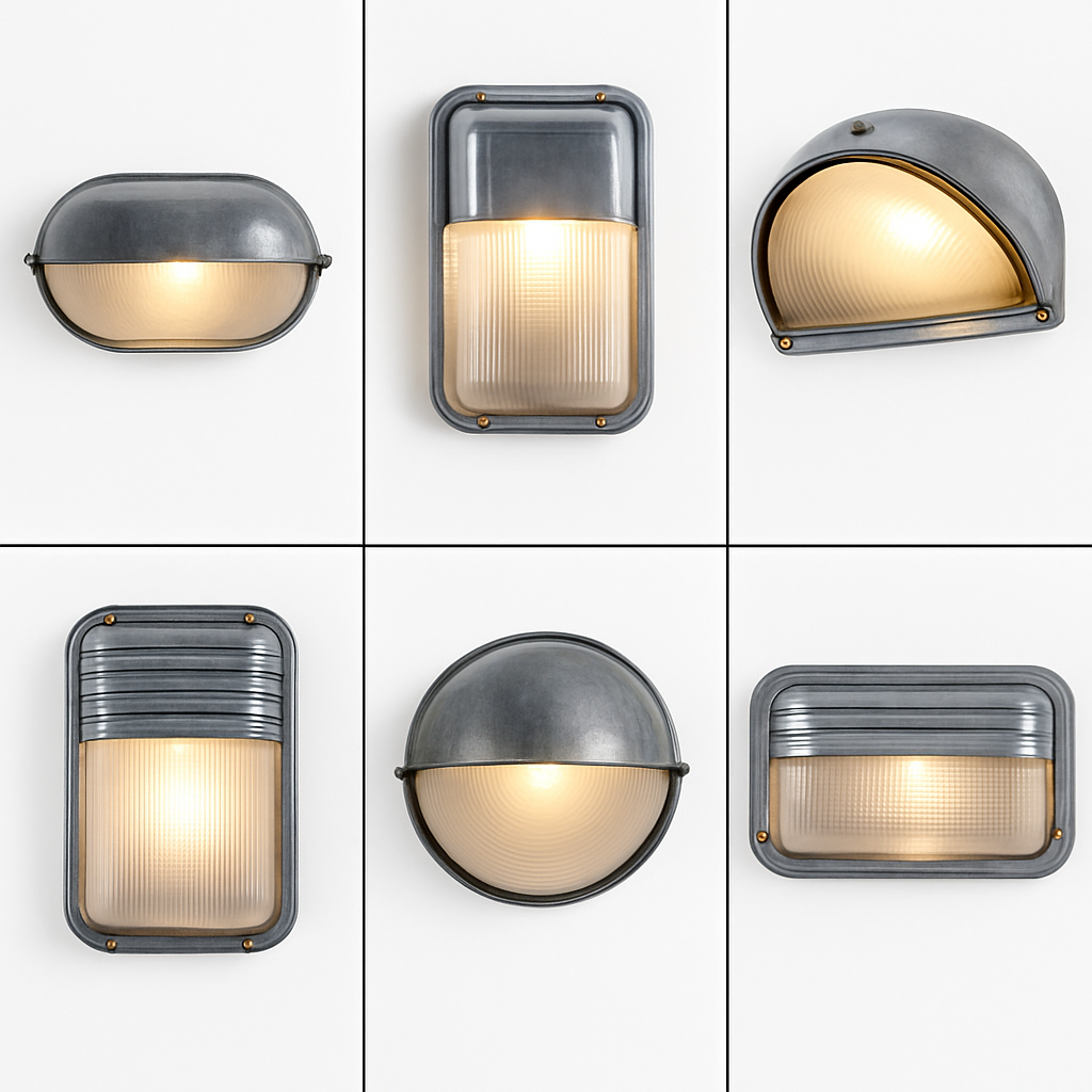 Wandlamp Buitenlamp Industrieel Vintage Stijl Glas E27 IP65 Waterdicht Tuinverlichting Terras Entree | Sulvida
