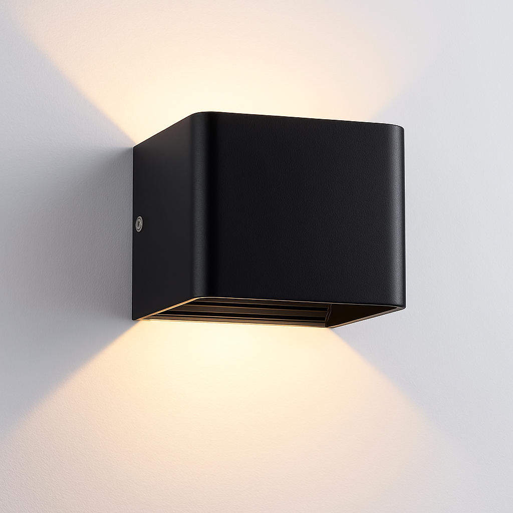 Moderne LED Wandlamp Kubisch Design Metaal Dimbaar Sfeervol Wandverlichting voor Woonkamer Hal Interieur | Sulvida