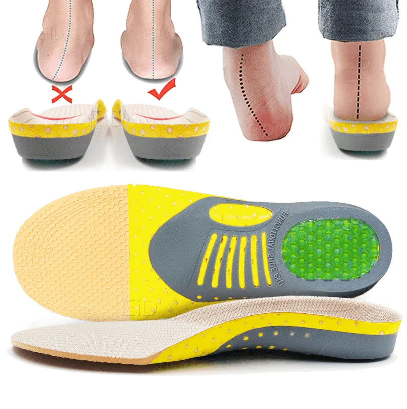 Steunende gelzolen voor hielpijn en voetboogpijn comfort dagelijks gebruik loopschoenen wandelschoenen | Sulvida
