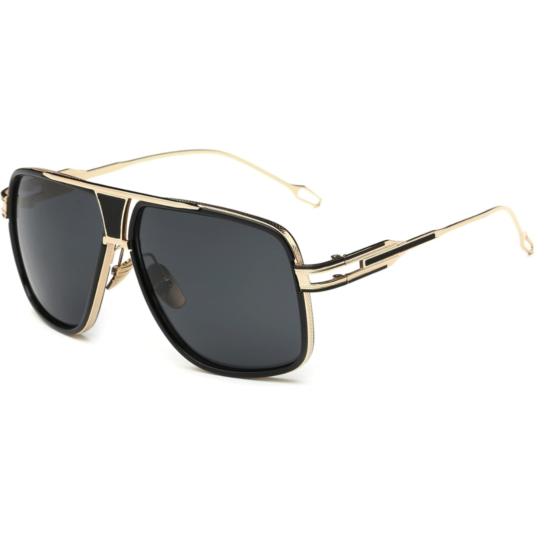 Pilotenbril Heren Metalen Frame UV-bescherming Zonnebril Klassiek Aviator Model Lichtgewicht Stijlvol | Sulvida
