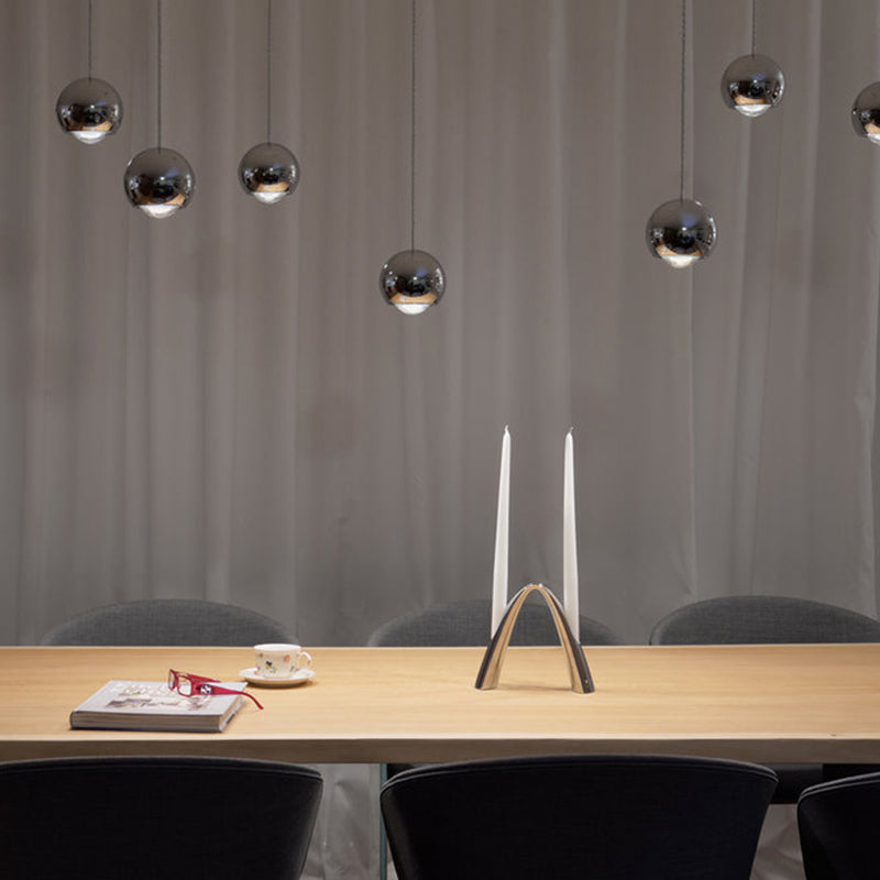 Hanglamp Bol Metaal Acryl Goud Zilver Modern LED E27 Woonkamer Eetkamer Slaapkamer Design Verlichting | Sulvida