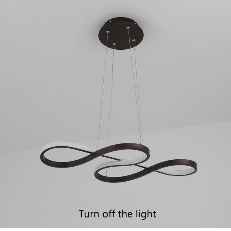 Hanglamp Muzieknoot Zwart Goud LED Dimbaar Eetkamer Woonkamer Verstelbaar Metaal Design Modern Interieur | Sulvida