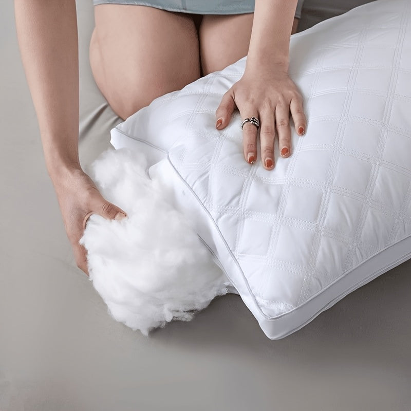 Slaapkussens Hypoallergeen Set van 2 Kussens 60x60 cm Ademend Matras Hoofdkussen Hotelslaap Microvezel | Sulvida