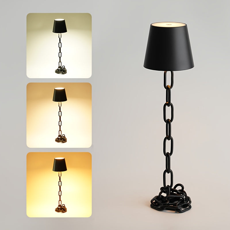 Oplaadbare Tafellamp met Schakelknoppen Metaal Mat Zwart 41 cm LED Dimbaar Snoerloos Modern Design Lamp | Sulvida