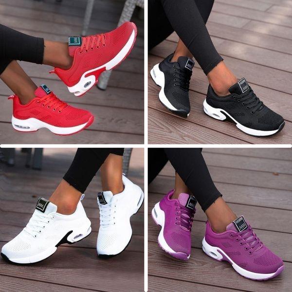 Ergonomische Sneakers met Geldemping Licht en Ondersteunend voor Dagelijks Comfort en Sportieve Activiteiten | Sulvida