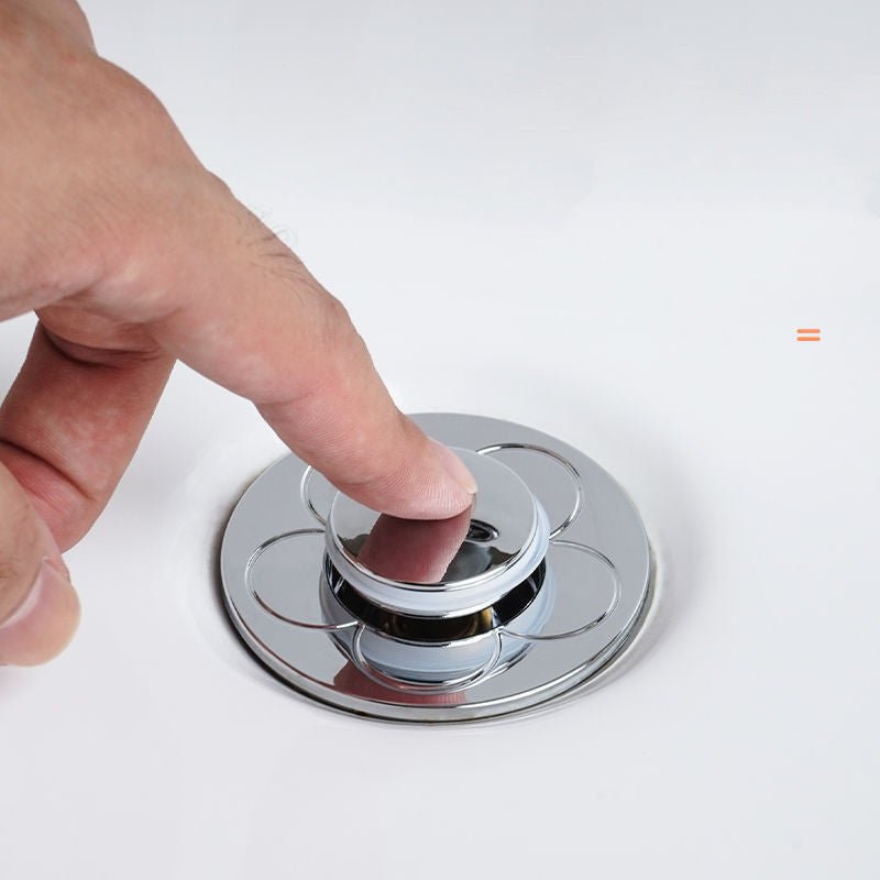 Afvoerfilter voor Wastafel Rozet Goud Grijs Zilver Universeel Pop-Up Zeef Badkamer Keuken Wasbak Afvoer | Sulvida