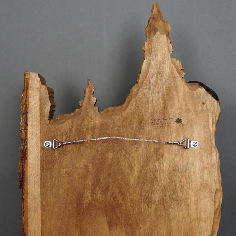 Handgesneden Houten Wanddecoratie Dieren 25×17cm Ambachtelijk Relief Kunst Natuurlijk Hout Muurdecoratie | Sulvida