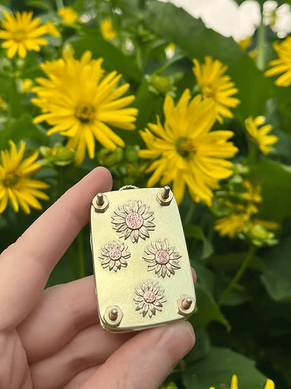 Petite presse à fleurs de poche faite à la main, herbier botanique souvenir pour sécher des fleurs sauvages, cadeau créatif | Sulvida