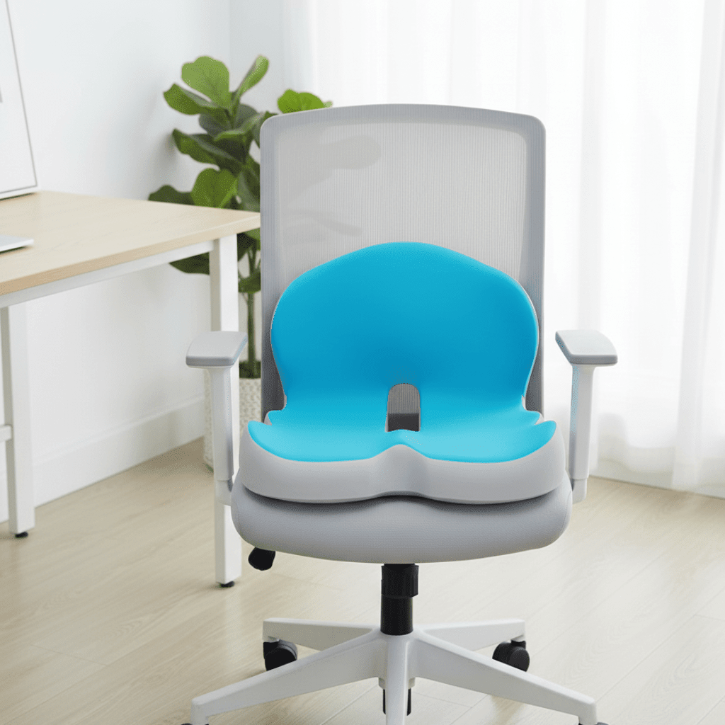 Ergonomisch Lendenkussen Memory Foam voor Bureaustoel Auto Kantoor Rugsteun Onderrug Werkkamer Thuiswerk Comfort | Sulvida