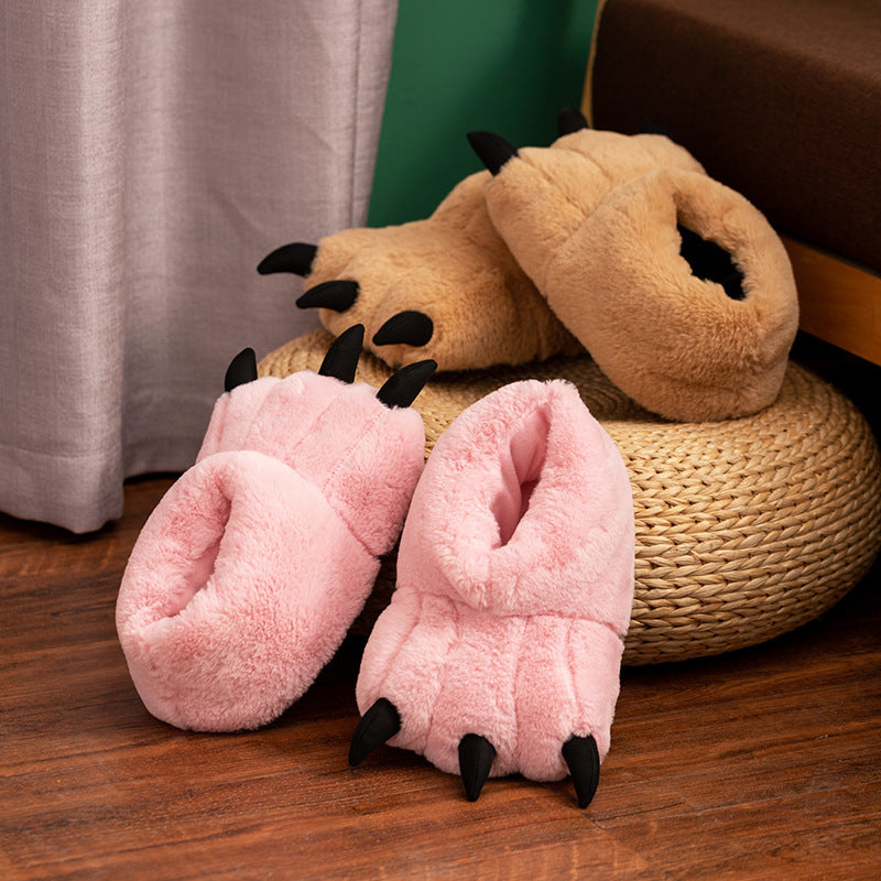 Berenpoot Sloffen Pluche Huisslippers Warm Comfortabel Antislip Unisex Pantoffels voor Binnen Herfst Winter | Sulvida