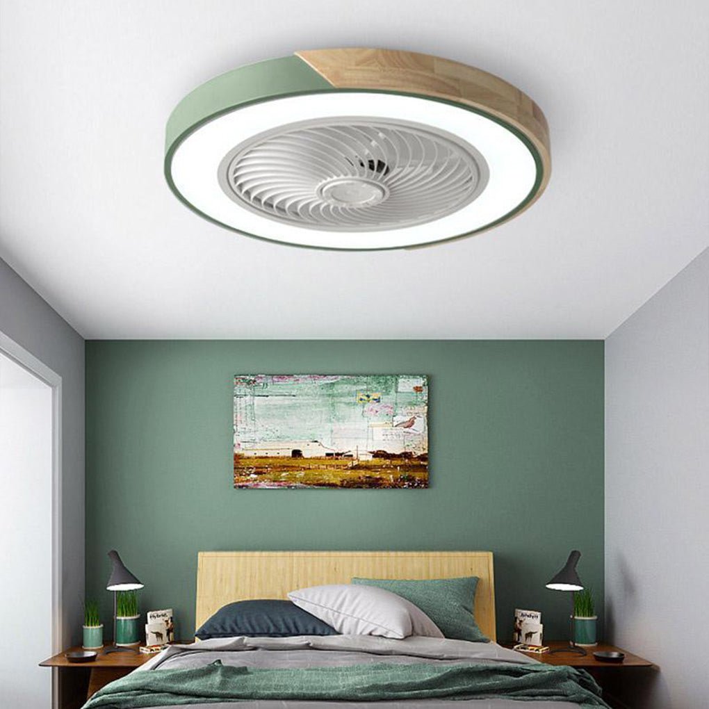 Plafondventilator met LED Verlichting Moderne Uitvoering met Afstandsbediening 72W 6 Standen Slaapkamer | Sulvida