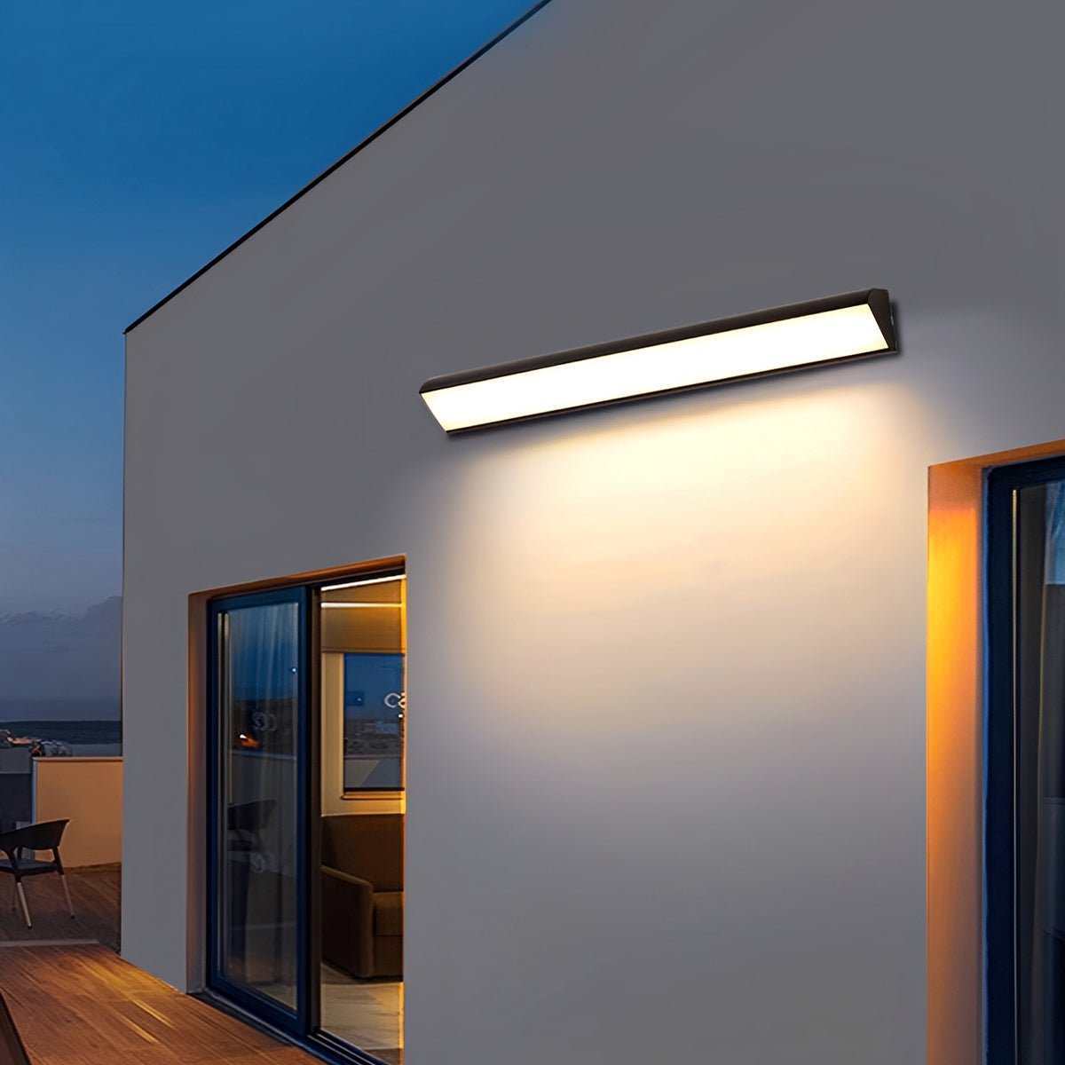 LED Wandlamp Buiten Zwart Waterdicht IP65 met Verstelbare Lichthoek Moderne Gevelbalk Tuinverlichting | Sulvida