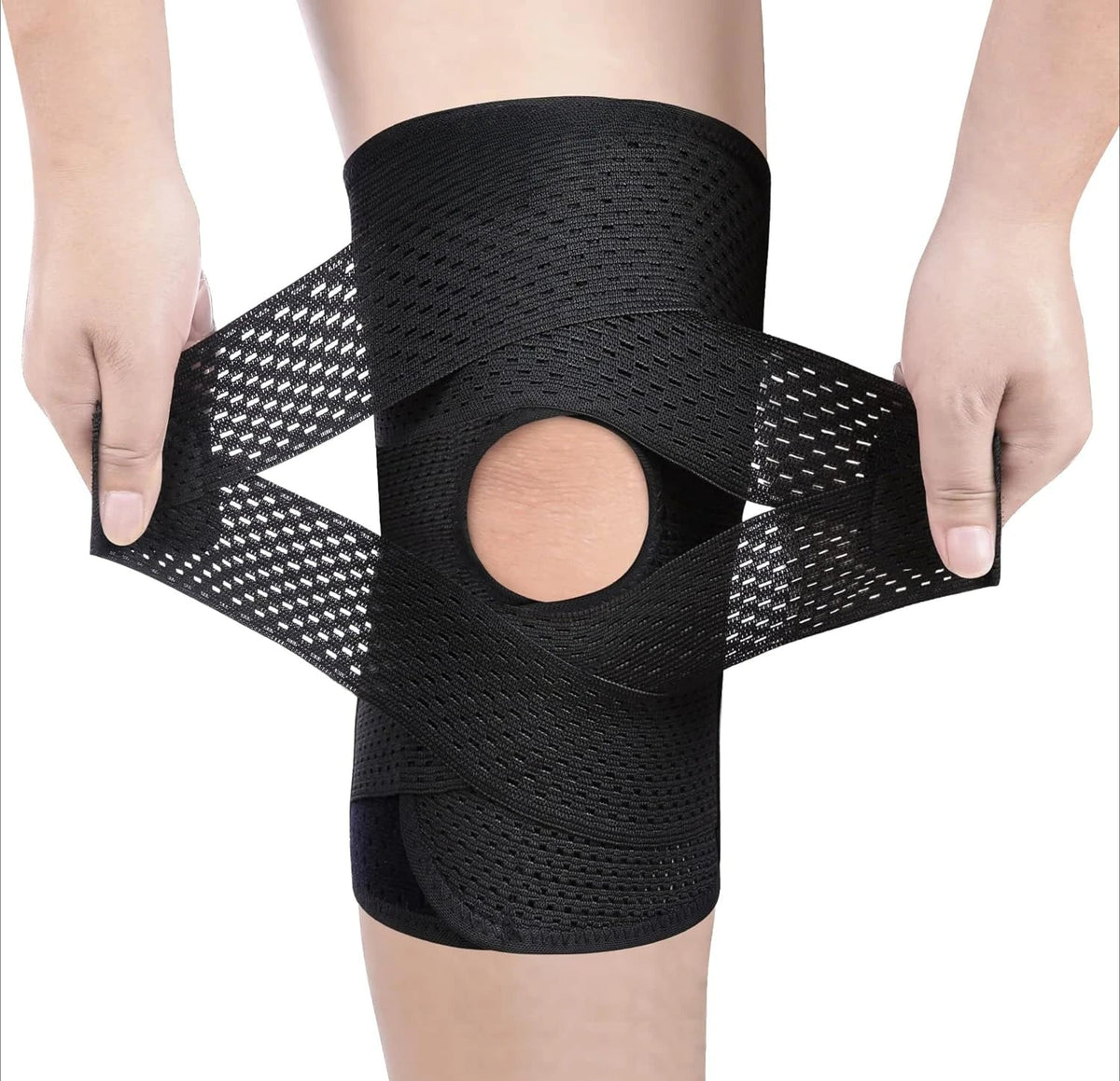 Genouillère réglable avec système de compression pour le sport, la récupération, la stabilité et le maintien au quotidien | Sulvida