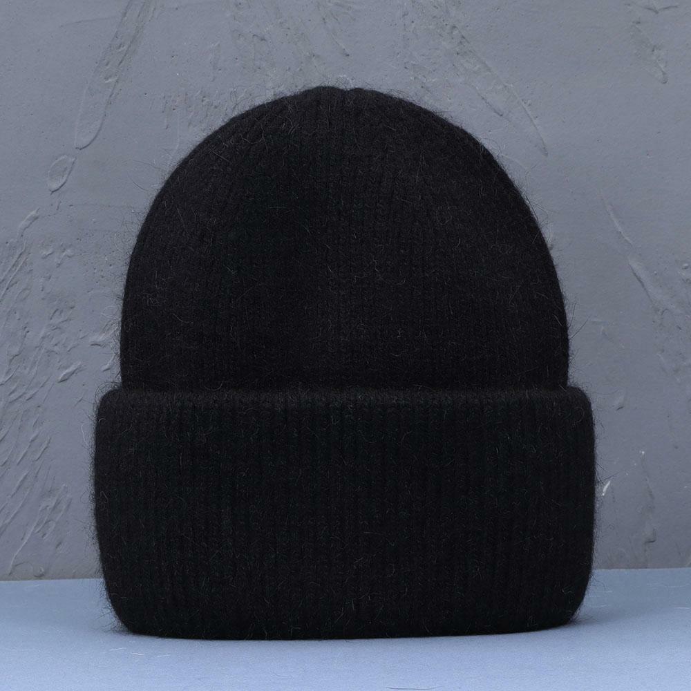 Ribgebreide Dames Muts Wintermuts Beanie Opvouwbare Rand Elastisch Comfortabel Warm Meerkleurig Gebreid | Sulvida