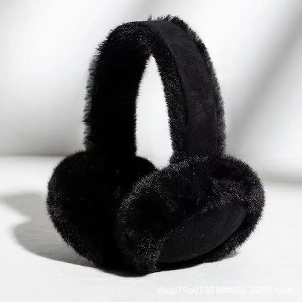 Pluche Oorwarmers Hoofdband Winter Zwart Wit Grijs Beige Zacht Comfortabel Warm Verstelbaar Earmuffs | Sulvida