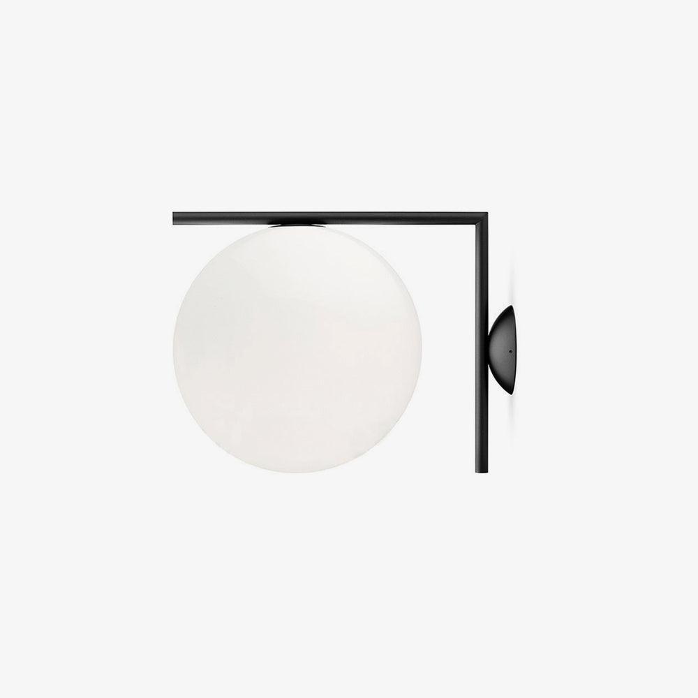 Wandlamp Geblazen Opaalglas Minimalistisch Goudkleurig Zwart Fitting E27 Modern Design Woonkamer Slaapkamer | Sulvida