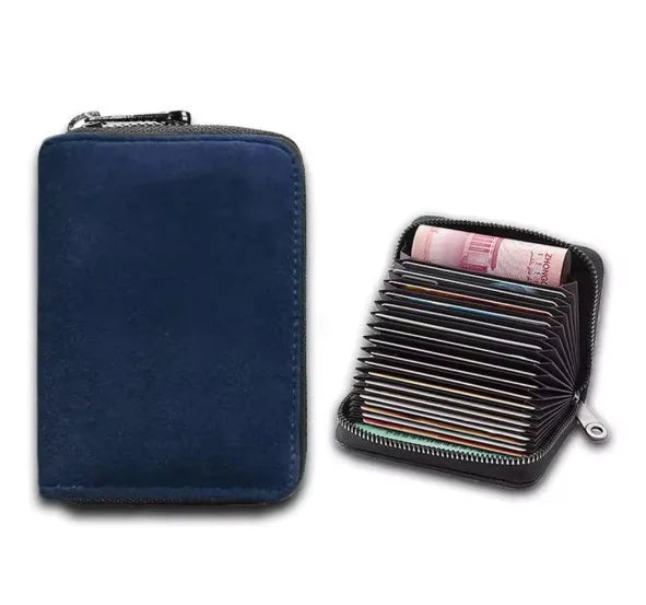 Compacte Portemonnee Meerkleurig voor Pasjes en Bankkaarten Elegante Kaarthouder Multi-card Wallet Overzichtelijk | Sulvida