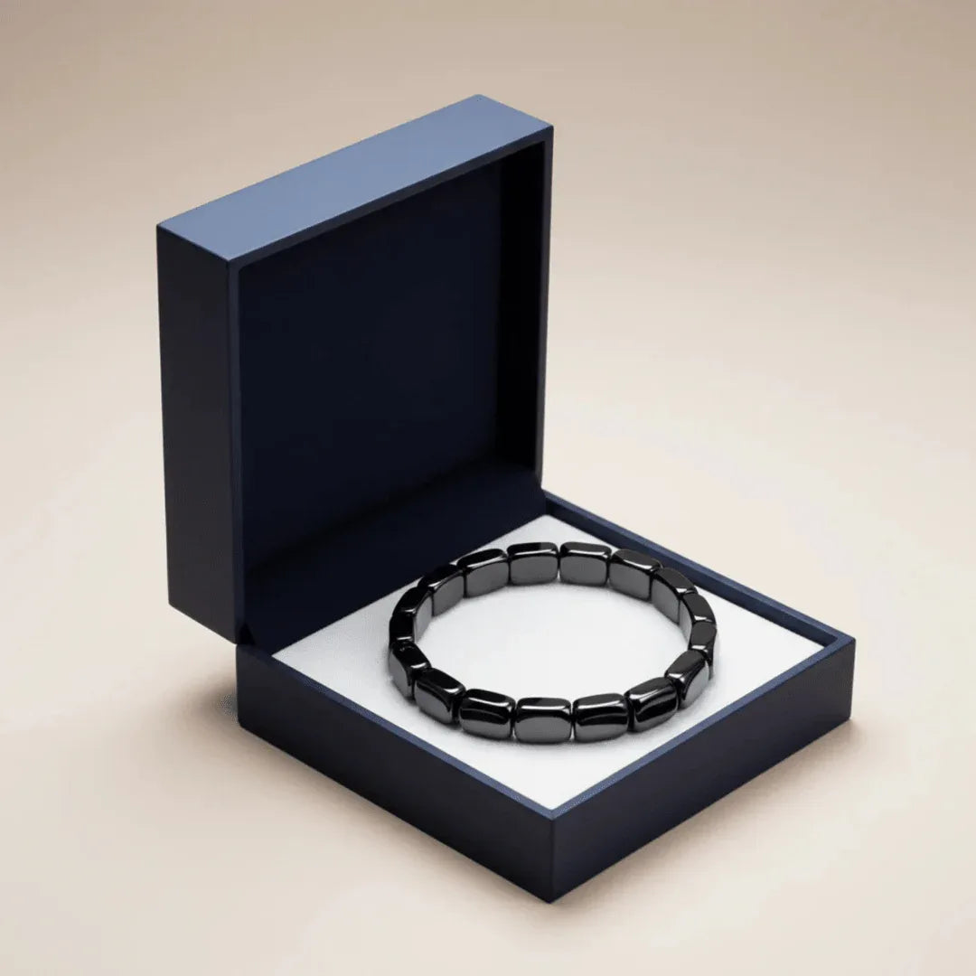 Hematiet Armband Heren Natuursteen Zwart 8mm Kralen Energetisch Stijlvol Sieraden Mannen Polsaccessoires | Sulvida